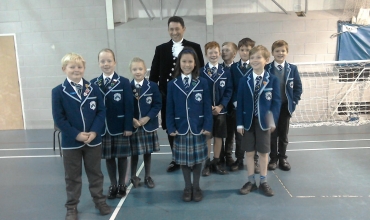 Westville House School have a special visit from the High Sheriff of West Yorkshire Paul Lawrence