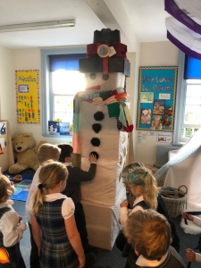 The "BIG BUILD" by parents from our reception year